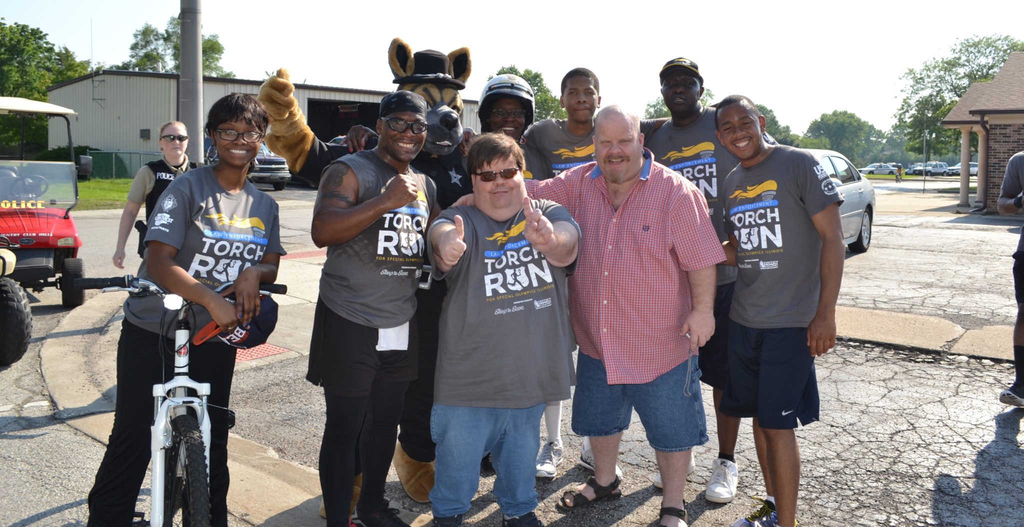 The Police Department Runs For Special Olympics! to the City