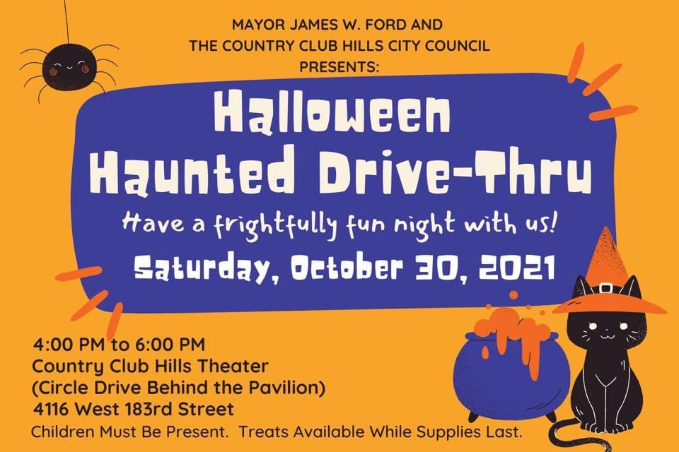 Halloween DriveThru Event to the City of Country Club Hills