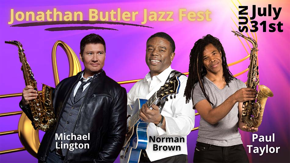 Jonathan Butler Jazz Fest Michael Lington - Paul Taylor - Norman Brown