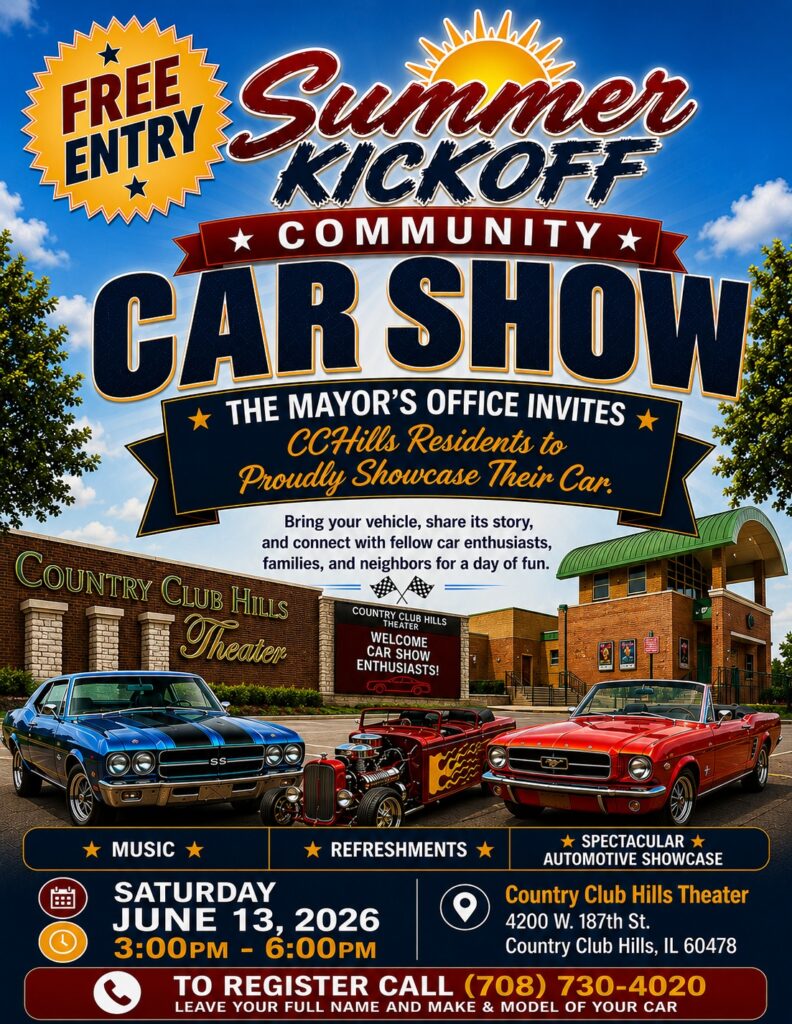 Community Car Show - Saturday June 13, 2026