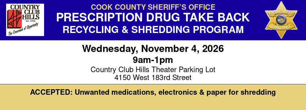 Prescription Drug Take Back, Electronic Recycling & Shredding Event